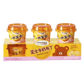 巧妈妈 mini芝士布丁白桃味 50g*3